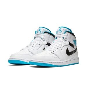 Air Jordan 1 Mid 'Laser Blue' 554724-141- 14M